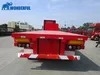 Multi-Axle 80ton Extendable Superlink Drop Utility Capacity Bumper Pull Bulkhead Headboard Forklift Tool Box Flat Bed Deck Container Flatbed Semi Trailer