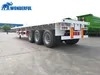 Custom Brands Super Link 4 Axles 28t Support Leg Capacity Container off Road Step Decking Types Transport Accessories Business Best Height Flatbed Semi Trailer