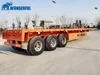Custom Brands Super Link 4 Axles 28t Support Leg Capacity Container off Road Step Decking Types Transport Accessories Business Best Height Flatbed Semi Trailer