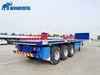 3 4 Axles 45t 60t Capacity Heavy Duty Cargo Extendable 20feet 40FT 45FT Container Width Dimensions Equipment Timber Transport Superlink Truck Semi Trailer