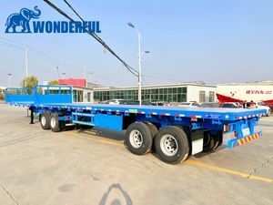Decking Tri-Axle 45FT 28 Ton Support Leg Capacity Diamond C Equipment Extension Dimension Height Curtain Side Hauler Premium Container Platform Flat Bed Trailer