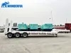 3 Axles 90ton Capacity Board Beamng Tractor Machinery Transportation Heavy Cargo Manufacturer Container Flatbed Lowbed Lowboy Low Bed Loader Truck Semi Trailer