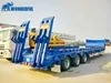 90t Load Drop Deck Accessories Bumper Pull Aluminum Weigh Board Truck Heavy Duty Gooseneck Lowboy Lowbed Low Bed Loader Hydraulic Excavator Semi Trailer
