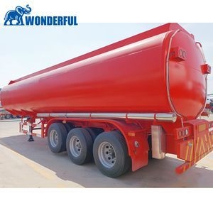 Robust Customized China Brands Multi Axles Aluminum Large Volume Liquid Oil Petrol Diesel Road Vehicle Weight Loading Tank Trailer 45000L Fuel Tanker