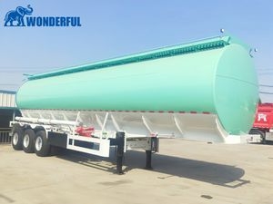 High Quality 3 4 Axles Easy Loading Aluminum Tool Box Diesel Oil Accessories Compartment Van Type Sale Enclosed Water Gallon Liquid Fuel Tanker