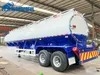 High Quality 3 4 Axles Easy Loading Aluminum Tool Box Diesel Oil Accessories Compartment Van Type Sale Enclosed Water Gallon Liquid Fuel Tanker
