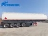 Petroleum Gasoline 3 Axles Aluminum Monoblock Fuel Oil Hot Sale Water Trailer Tanker 50000 Liters Gas 40cbm 45cbm 50cbm Tank Truck Semi Trailer