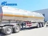 Petroleum Gasoline 3 Axles Aluminum Monoblock Fuel Oil Hot Sale Water Trailer Tanker 50000 Liters Gas 40cbm 45cbm 50cbm Tank Truck Semi Trailer