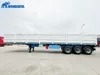 China Brands 3 Axles Heavy Loads Height Thickness Height Bulk Cargo Utility New Design Gate Board Drop Side Wall Panel Extension Sidewall Semi Trailer