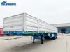 Reliable Multi Axles 60t off Load Step Deck Utility Drop Side Wall Extension Cargo Grain Easy Loads New Design Panels Aluminum Dimensions Sidewall Semi Trailer