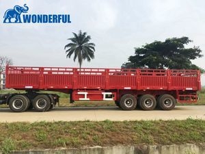3 4 5 Axles Air Mechanical Suspension 34t 80t Capability T700 Q700 Steel Heavy Duty Bulk Cargo Coal Transport High Side Wall Van Dump Full Truck Semi Trailer