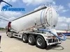 3 4 Axles Aluminum Alloy Stainless T700 Q345 AG700 Carbon Steel Dry One Silo Fly Ash Powder Bulk Cement V Type Tank Tanker Transport Truck Semi Trailer