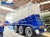 Multi Axles High Volume Bulk Cargo Vehicle Blower Industrial Pour Powder Dry Material Unloading Malaysia Transport Cement Tanker