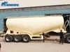 3 Axles 45cbm Carbon Steel Security Valve Pneumatic Hauling Vehicle 2 Compartments Silo Diesel Concrete Excavator Bulk Cement Tank Trailer