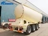 3 Axles 45cbm Carbon Steel Security Valve Pneumatic Hauling Vehicle 2 Compartments Silo Diesel Concrete Excavator Bulk Cement Tank Trailer
