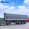 Durable Top Selling Tipping Efficient 40 Cbm 3 4 5 Axles Quality U Type Dump Cargo Semi Trailer Truck Heavy Duty Tipper
