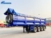 Durable Top Selling Tipping Efficient 40 Cbm 3 4 5 Axles Quality U Type Dump Cargo Semi Trailer Truck Heavy Duty Tipper