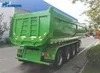 Durable Top Selling Tipping Efficient 40 Cbm 3 4 5 Axles Quality U Type Dump Cargo Semi Trailer Truck Heavy Duty Tipper