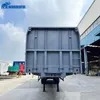 3 Axles 40-50t Side Tipper Trailer for Sand Coal Grain Stone Load Used in Zambia