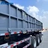3 Axles 40-50t Side Tipper Trailer for Sand Coal Grain Stone Load Used in Zambia