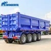 Factory Supplier China Hot Sale 3 Axle U Type 40cbm Heavy Duty Hydraulic Cylinder Tipper Transportation Cargo Used Caravan Dump Semi Lorry Cimc Truck Trailer