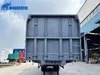 Enhanced Stability U Shape Tri-Axles Self Loading Capacity 60 Tons Stone Transport Dimension Double Tipping Vehicle Hydraulic Dump Side Tipper Semi Trailer