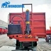 40t Transport Needs Tri-Axle Efficient Accessories Aluminium Hydraulic Cylinder Side Wall Steel Farm Grain Sand End Rear Dump Tipping Tipper Semi Trailer Dumper
