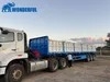 Robust Quad Axle 50ton Australia Load Capacity Hauling Equipment Frameless Garbage Loader Superlink Board Dumping Trailer Tough Conditions Left Side Tipper