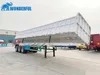 Robust Quad Axle 50ton Australia Load Capacity Hauling Equipment Frameless Garbage Loader Superlink Board Dumping Trailer Tough Conditions Left Side Tipper