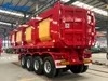 80ton Vintage Tractor Tri Axle Utility Tandem Frameless Farm Galvanised Hydraulic Tipper Bale Extension Grain Garden Tip Tipping Plant Dump Trailer