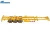 New 3 Axles 40FT 40 Tons Chassis Truck Container Flatbed Transport Skeleton Semi Truck Trailer