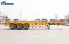 New 3 Axles 40FT 40 Tons Chassis Truck Container Flatbed Transport Skeleton Semi Truck Trailer
