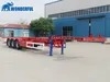 Truck Carrier Axles Storage Box Intermodal Skeleton Compass Hitch Loading Shipping Ocean Container Technicians Chassis Semi Trailer