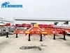 Truck Carrier Axles Storage Box Intermodal Skeleton Compass Hitch Loading Shipping Ocean Container Technicians Chassis Semi Trailer