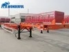 2 3 4 Axles Air Suspension High Strength Q345 T700 Heavy Duty Transport 20foot 40FT 45FT Container Truck Skeletal Chassis Skeleton Semi Trailer