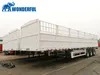 Durable Transport Tri-Axle Super Link Siding Thickness Tractor Supply Storage Sidewall Heavy Duty Flatbed Side Wall Bulk Cargo Livestock Stake Fence Trailer