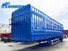 Durable Transport Tri-Axle Super Link Siding Thickness Tractor Supply Storage Sidewall Heavy Duty Flatbed Side Wall Bulk Cargo Livestock Stake Fence Trailer