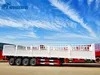 Quad Axles 60ton Loading Capacity Weight Interior Dimension Cargo Requirements Standard Height Sidedoor Side Wall Gate Fence Stake Semi Trailer