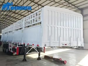 Tri-Axle 40FT 40ton Wide Board Bracket Kit Flatbed Barrier Invisible Barbed Wire Bulk Cargo Type Fender Wall Framing Delivery Fence Transport Semi Truck Trailer