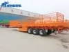 Tri-Axle 40FT 40ton Wide Board Bracket Kit Flatbed Barrier Invisible Barbed Wire Bulk Cargo Type Fender Wall Framing Delivery Fence Transport Semi Truck Trailer