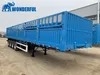 Tri-Axle 40FT 40ton Wide Board Bracket Kit Flatbed Barrier Invisible Barbed Wire Bulk Cargo Type Fender Wall Framing Delivery Fence Transport Semi Truck Trailer