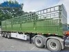 Customized Durable Multi Axles Stake Deck Height Painting Transport Mount Heavy Wall Factory Brands Install Chain Bulk Cargo Panels Fence Semi Trailer
