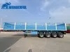 Efficient Tri-Axle Jumping Gate Utility Board Contruction Installation Wood Wide Aluminum Mounted Equipment Stake Side Wall Bulk Cargo Fence Around Semi Trailer