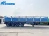 3 4 5 Axle Air Mechanical Suspension 12wheels 16 Types Toll Box Truck Cargo Heavy Duty Cargo Truck 40 80 Tons Sidewall Side Wall Stake Fence Truck Sem Trailer