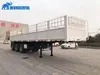 3 4 5 Axles 36t 80t Capability Air Mechanical Suspension Supply 12.5 16 Meters 40FT 45FT Widely Used Dropside Sidewall Side Wall Stake Fence Semi Trailer