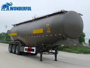 3 4 Axles Aluminum Alloy Stainless T700 Q345 AG700 Carbon Steel Dry One Silo Fly Ash Powder Bulk Cement V Type Tank Tanker Transport Truck Semi Trailer