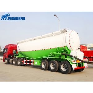 Durable China Manufacturer Customized 3 Axles Industrial Transport Powder Heavy Duty Delivery Design Concrete Enclosed Hauling Pump Length Cement Tanker Trailer
