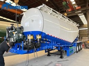 45 Cbm Liters Volume Reliable 3 Axle Cost Business Barrel Bruder Unload Australia Blower Dry Feldbinder Bulker Brick Truck Trailer Concrete Bulk Cement Tanker